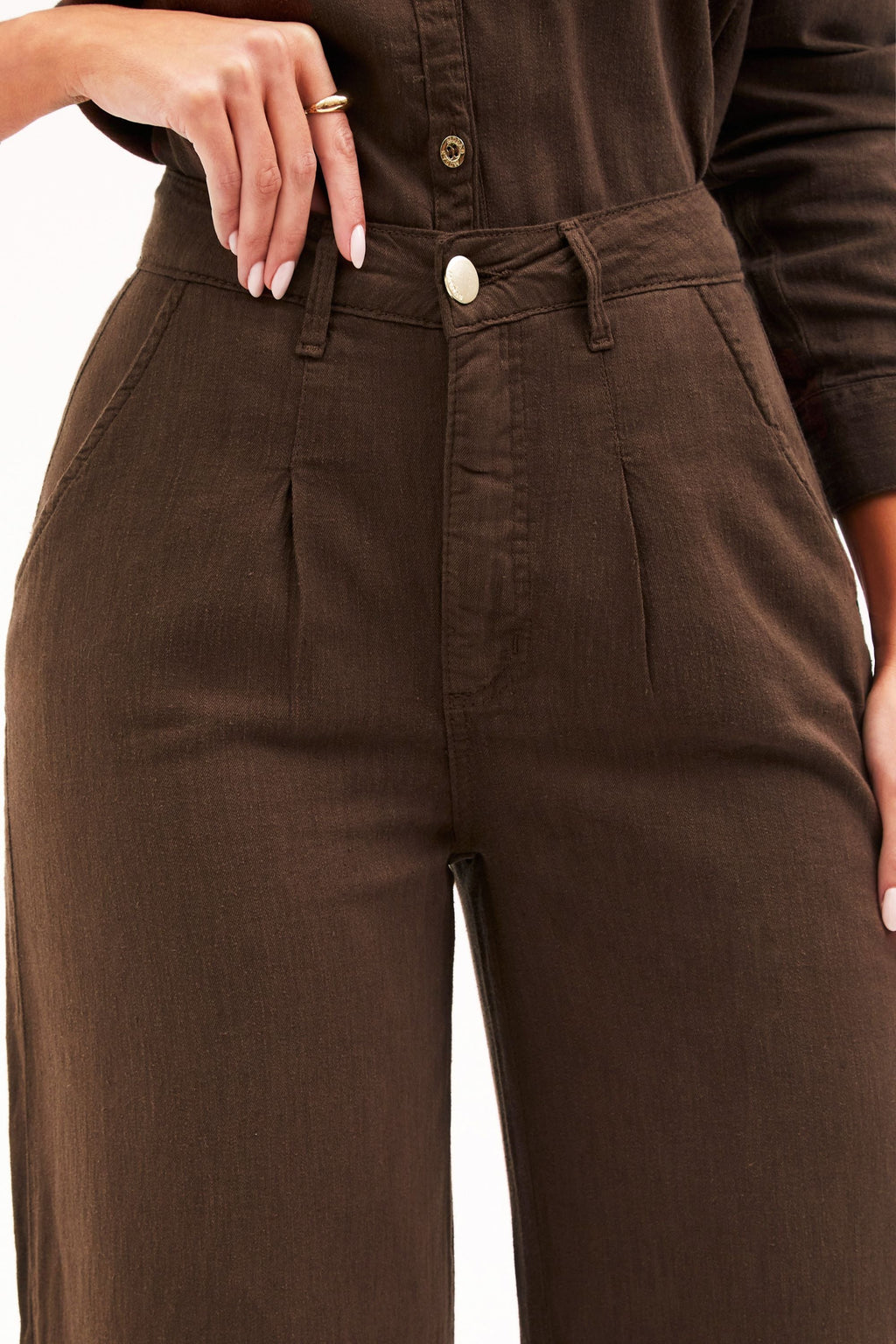 [PAGUE 1 LEVE 2] Calça Modeladora Pantalona 100% Linho Premium