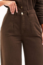 [PAGUE 1 LEVE 2] Calça Modeladora Pantalona 100% Linho Premium